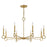Savoy House Noah 8 Light Chandelier, Gold Armory