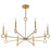 Savoy House Noah 8 Light Chandelier, Gold Armory