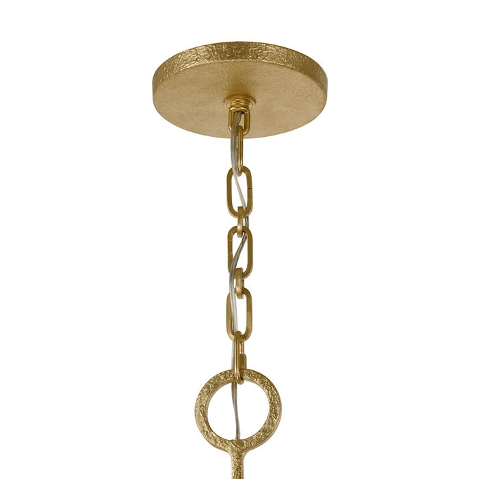 Savoy House Noah 8 Light Chandelier, Gold Armory