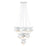 Savoy House Pacha 10-Light Chandelier, White Cashmere