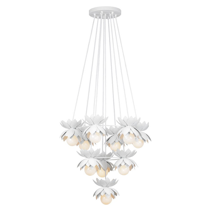 Savoy House Pacha 10-Light Chandelier, White Cashmere