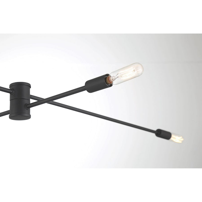 Savoy House Lyrique 12-Light Chandelier, Matte Black