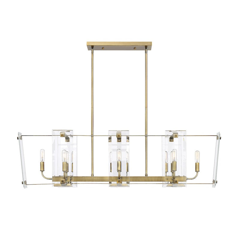 Savoy House Everett 8 Light Linear Chandelier