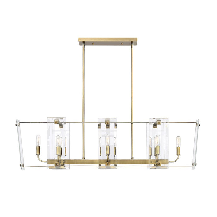 Savoy House Everett 8 Light Linear Chandelier