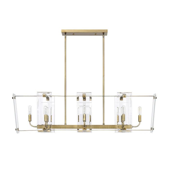 Savoy House Everett 8 Light Linear Chandelier