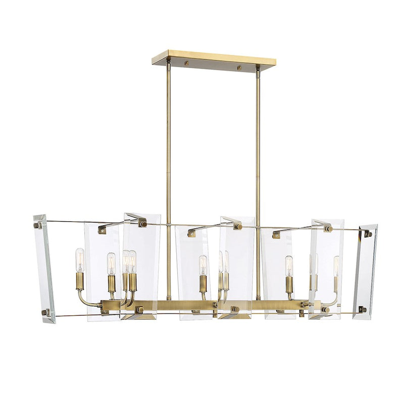 Savoy House Everett 8 Light Linear Chandelier