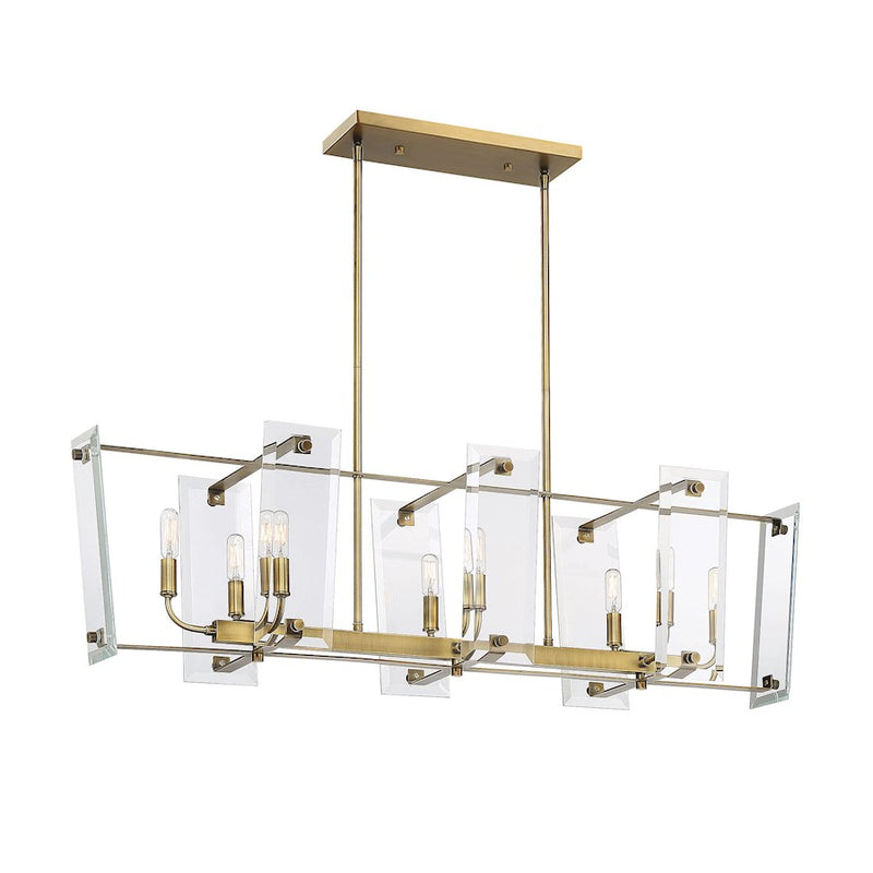 Savoy House Everett 8 Light Linear Chandelier
