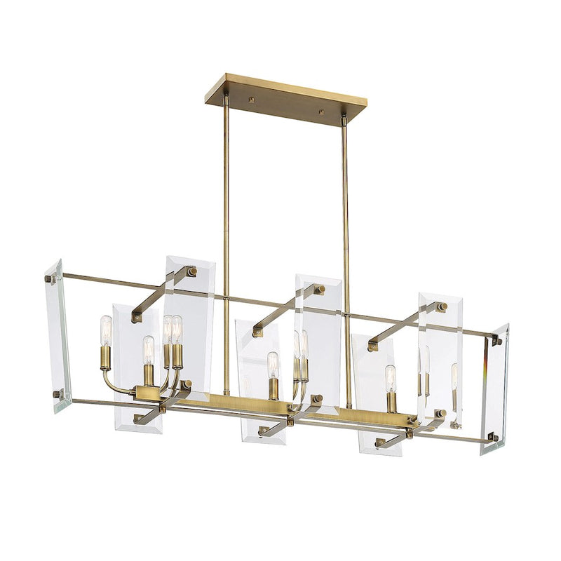 Savoy House Everett 8 Light Linear Chandelier