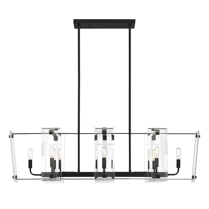 Savoy House Everett 8 Light Linear Chandelier