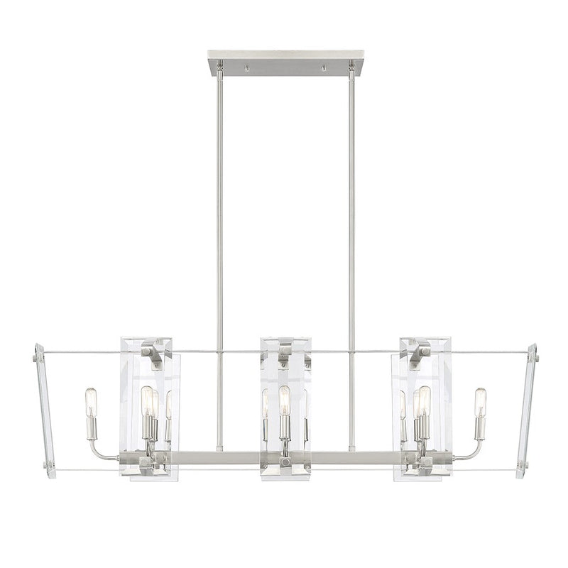 Savoy House Everett 8 Light Linear Chandelier