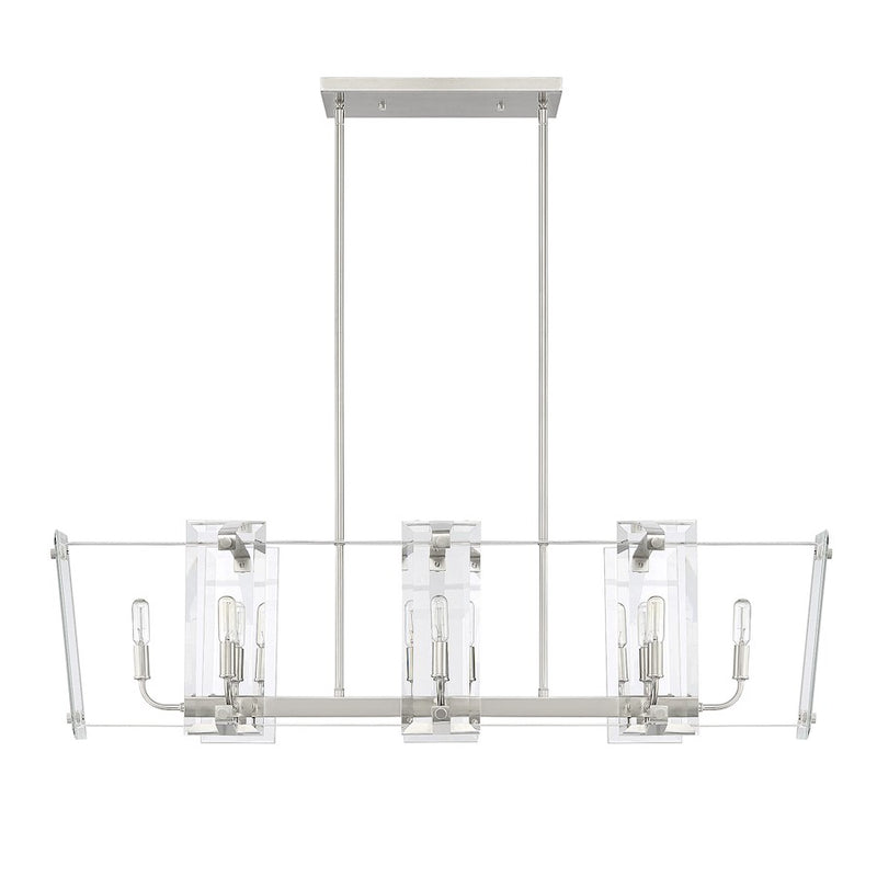 Savoy House Everett 8 Light Linear Chandelier