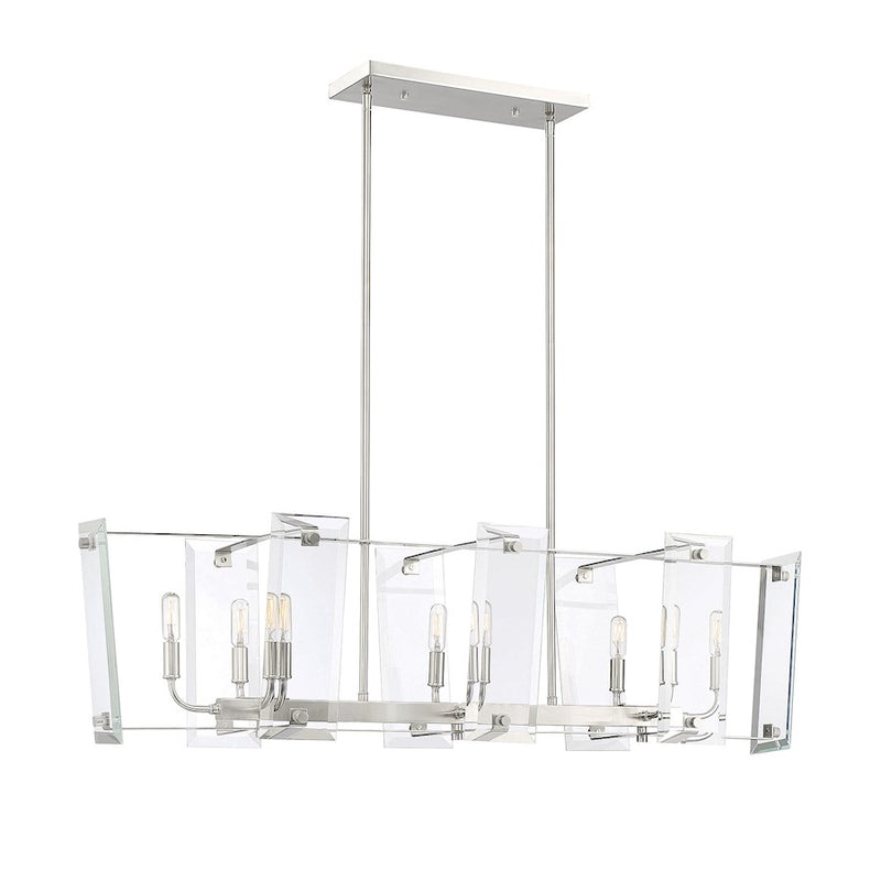 Savoy House Everett 8 Light Linear Chandelier