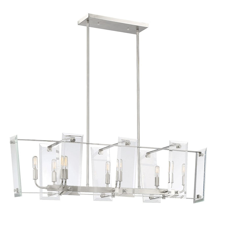Savoy House Everett 8 Light Linear Chandelier