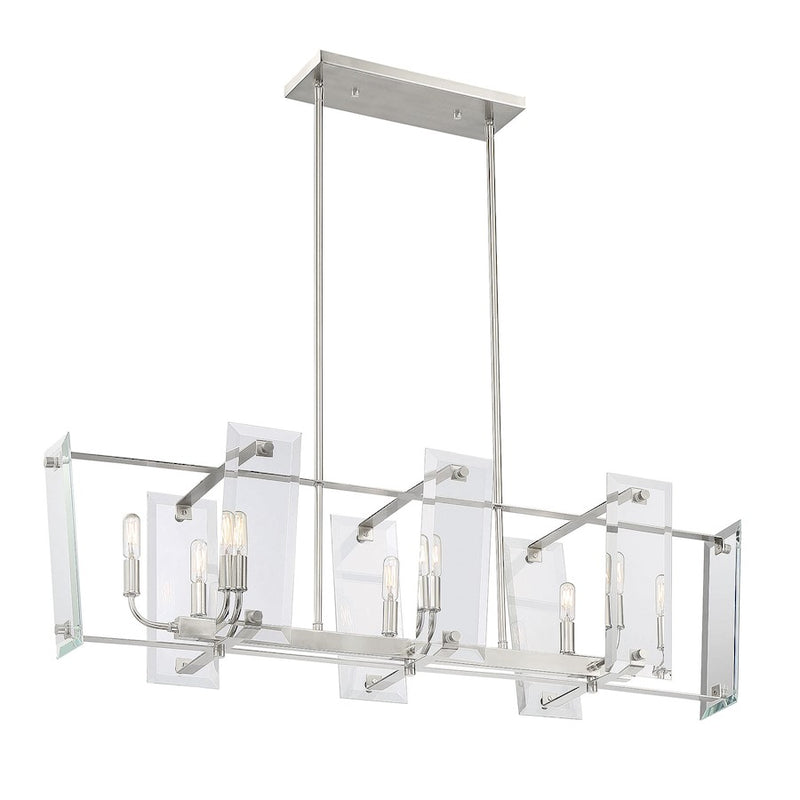 Savoy House Everett 8 Light Linear Chandelier