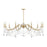 Savoy House Mariposa 10-Light Chandelier, Warm Brass - 1-7504-10-322