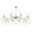 Savoy House Mariposa 10-Light Chandelier, Warm Brass