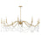 Savoy House Mariposa 10-Light Chandelier, Warm Brass