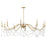 Savoy House Mariposa 10-Light Chandelier, Warm Brass