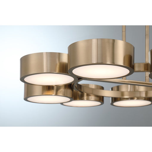 Savoy House Talamanca 9-Light LED Chandelier, Noble Brass