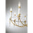 Savoy House Mayfair 10Lt Chandelier, Brass/Chrome/Clear Acrylic