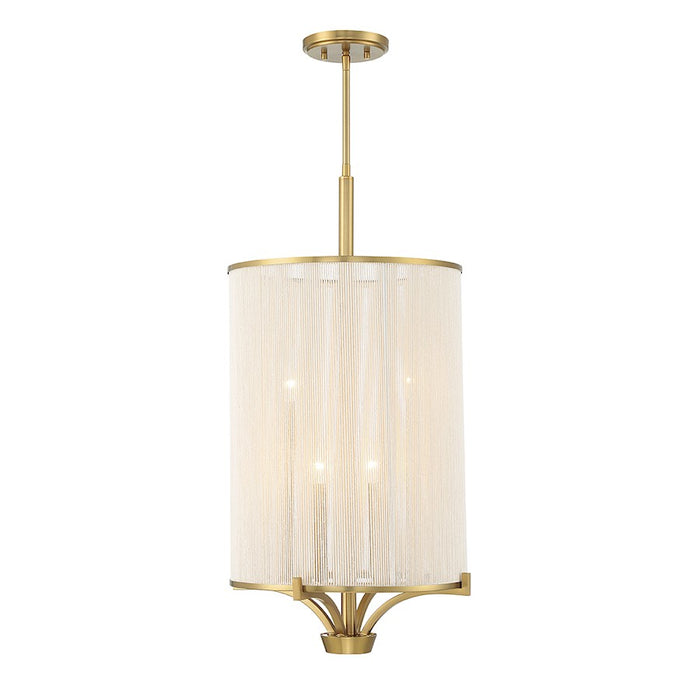 Savoy House Wynwood Chandelier, Warm Brass