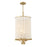 Savoy House Wynwood 4-Light Chandelier, Warm Brass