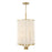 Savoy House Wynwood 4-Light Chandelier, Warm Brass