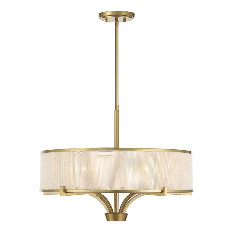 Savoy House Wynwood Chandelier, Warm Brass