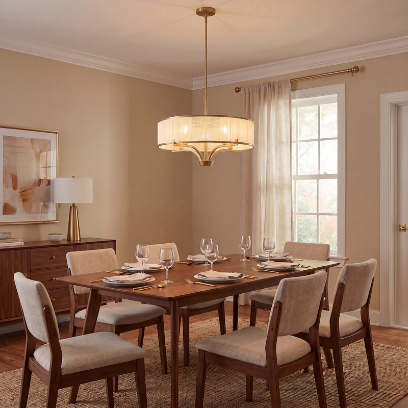 Savoy House Wynwood Chandelier, Warm Brass