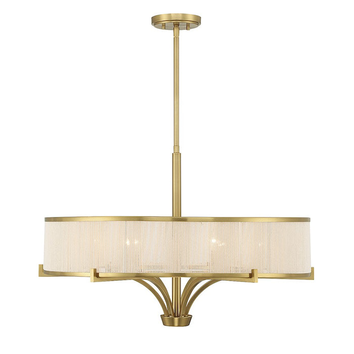 Savoy House Wynwood Chandelier, Warm Brass