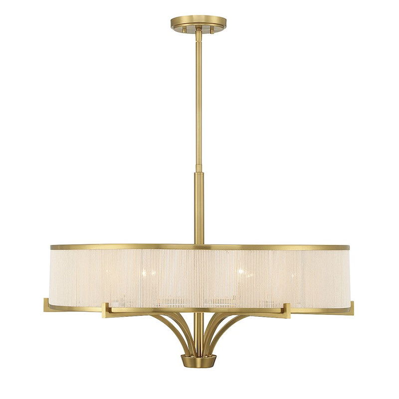 Savoy House Wynwood Chandelier, Warm Brass