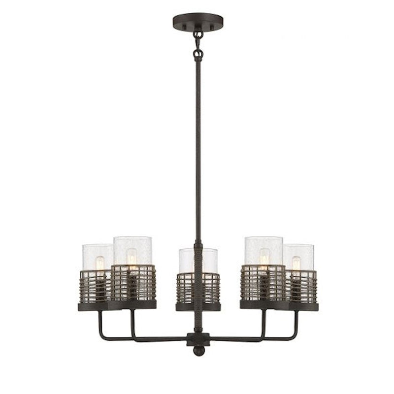 Savoy House Granada Chandelier, Gunsmoke/Gray