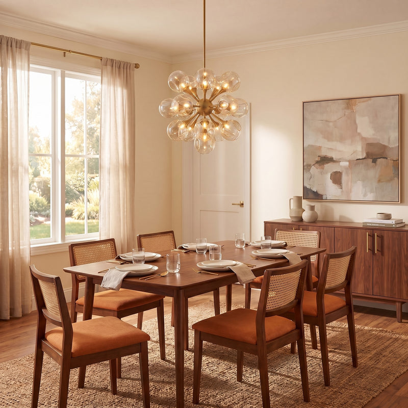 Savoy House Matisse 16 Light Chandelier, Warm Brass/Gray Plated