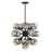 Savoy House Matisse 16 Light Chandelier, Matte Black/Gray Plated - 1-7934-16-89