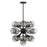 Savoy House Matisse 16 Light Chandelier, Matte Black/Gray Plated