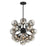 Savoy House Matisse 16 Light Chandelier, Matte Black/Gray Plated