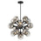 Savoy House Matisse 16 Light Chandelier, Matte Black/Gray Plated