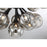 Savoy House Matisse 16 Light Chandelier, Matte Black/Gray Plated