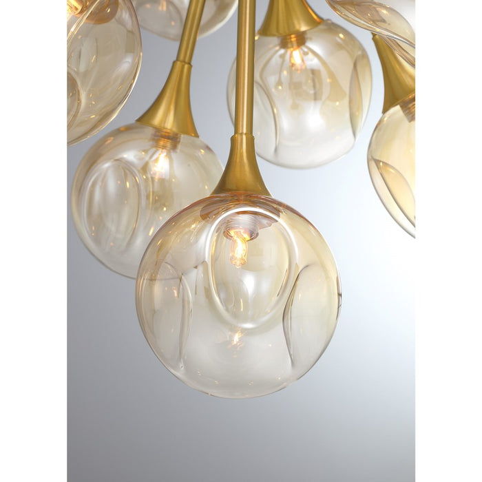 Savoy House Matisse 18 Light Chandelier, Warm Brass/Gold Plated