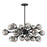 Savoy House Matisse 18 Light Chandelier, Matte Black/Gold Plated