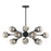Savoy House Matisse 18 Light Chandelier, Matte Black/Gold Plated