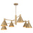 Savoy House Pharos 6-Light Chandelier, Noble Brass - 1-8003-6-127