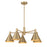 Savoy House Pharos 5-Light Chandelier, Noble Brass