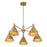 Savoy House Pharos 5-Light Chandelier, Noble Brass