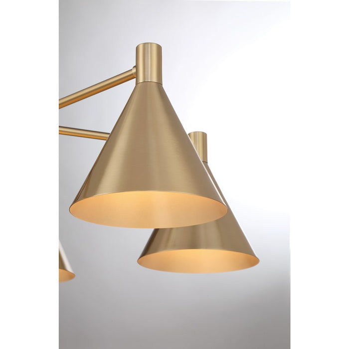 Savoy House Pharos 5-Light Chandelier, Noble Brass