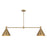 Savoy House Pharos 2-Light Linear Chandelier, Noble Brass - 1-8005-2-127