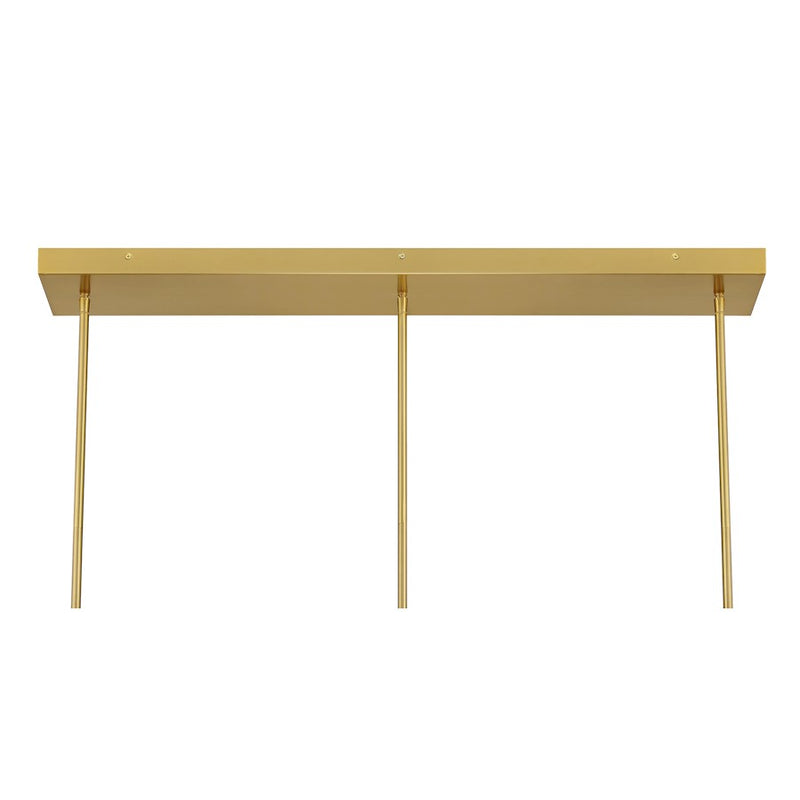 Savoy Essentials Hillbourne 3Lt Linear Chandelier, Warm Brass