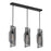 Savoy Essentials Hillbourne 3Lt Linear Chandelier, Matte Black