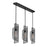 Savoy Essentials Hillbourne 3Lt Linear Chandelier, Matte Black