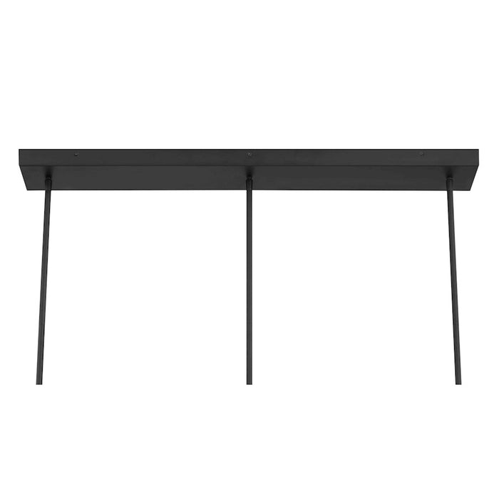 Savoy Essentials Hillbourne 3Lt Linear Chandelier, Matte Black